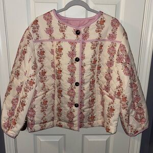 Womens Floral Cropped Quilted Jackets
Lightweight Fall Casual Coat Color Block